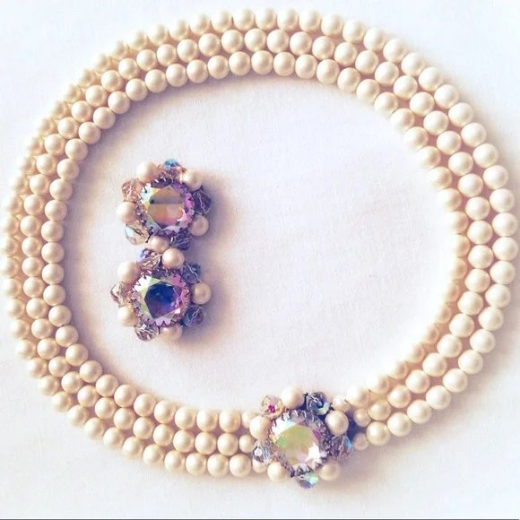 80s Park Lane Necklace & Earring Set Vintage - Picture 2 of 3